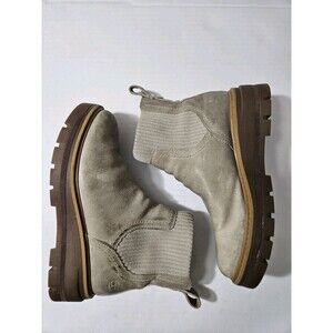 Timberland Women's US 6 Leather Chelsea Ankle Boots Pull On Ortholite